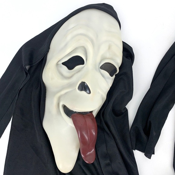 Ghostface Scream Mask Vintage Fun World Easter Unlimited Scary Movie Wassup Lot - Picture 3 of 8